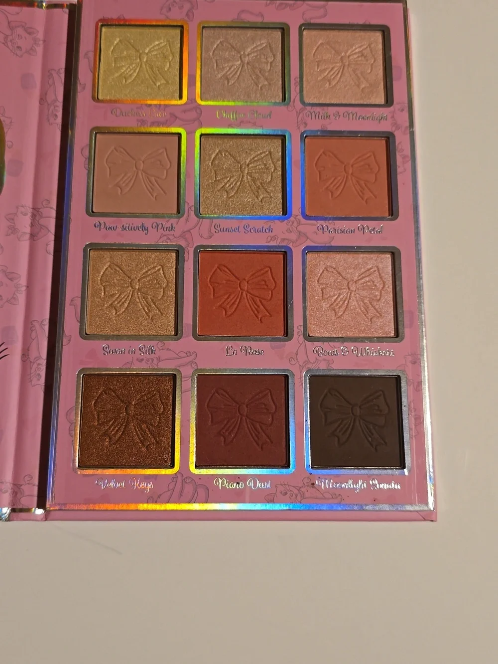 The Aristocats Pink Striped Eyeshadow Palette